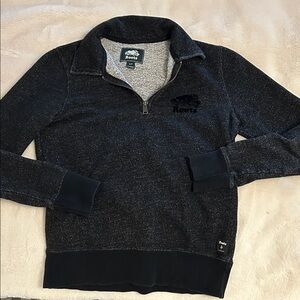 Roots women’s black quarter zip